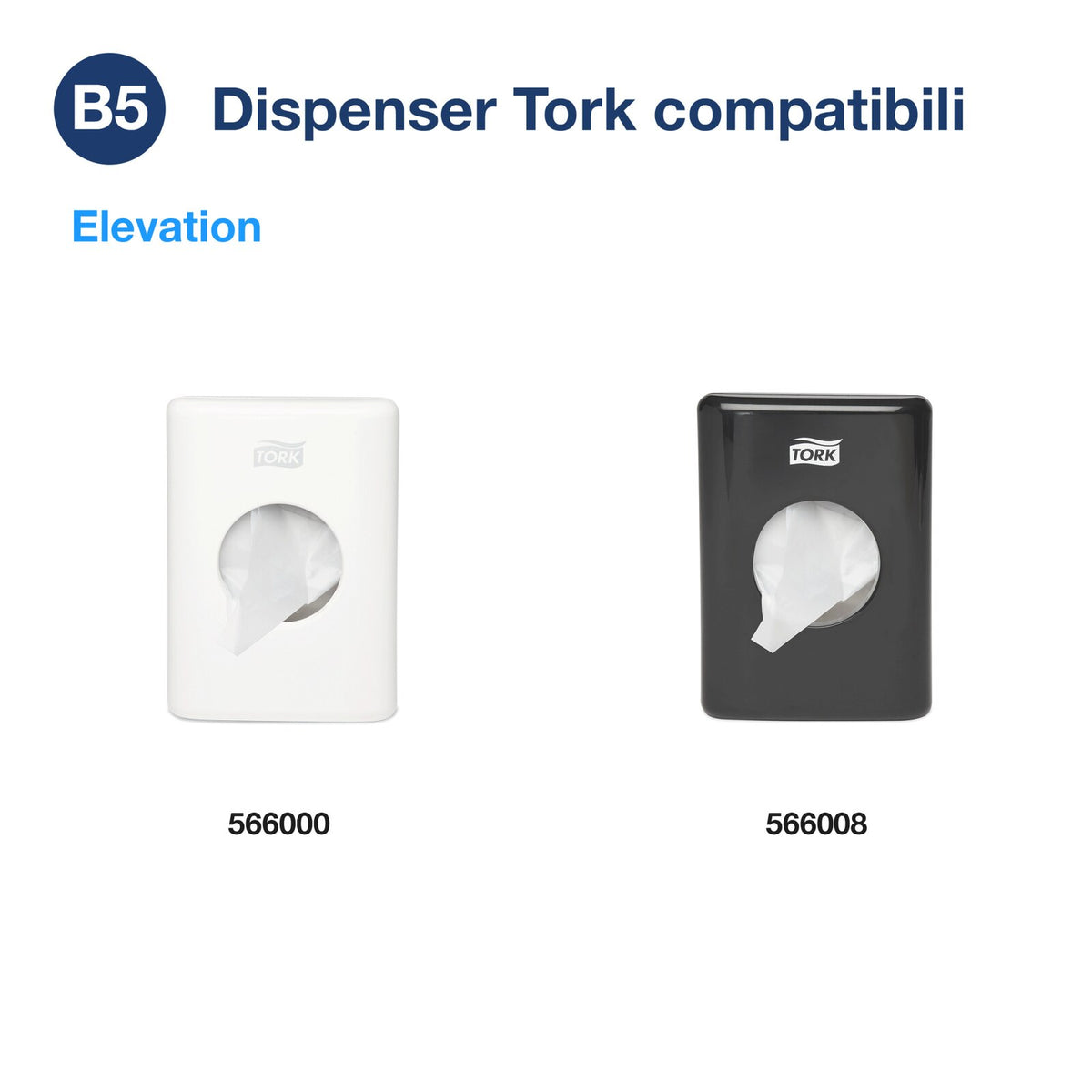 Tork Sacchetto Sanitario B5 Bianco CF=1PZ