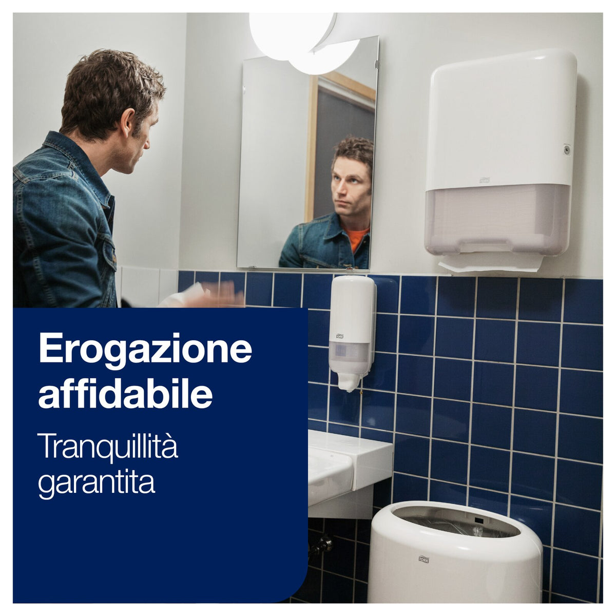 Tork Asciugamano H3 a erogazione singola a "V" 2V Bianco CF=3750PZ