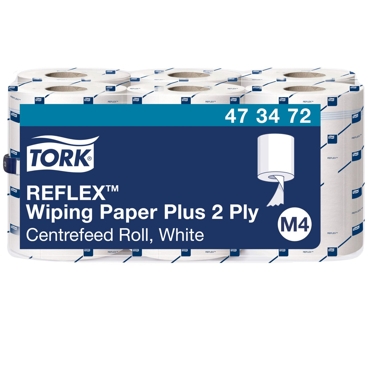 Tork Reflex Carta Plus per asciugatura bianca M4
