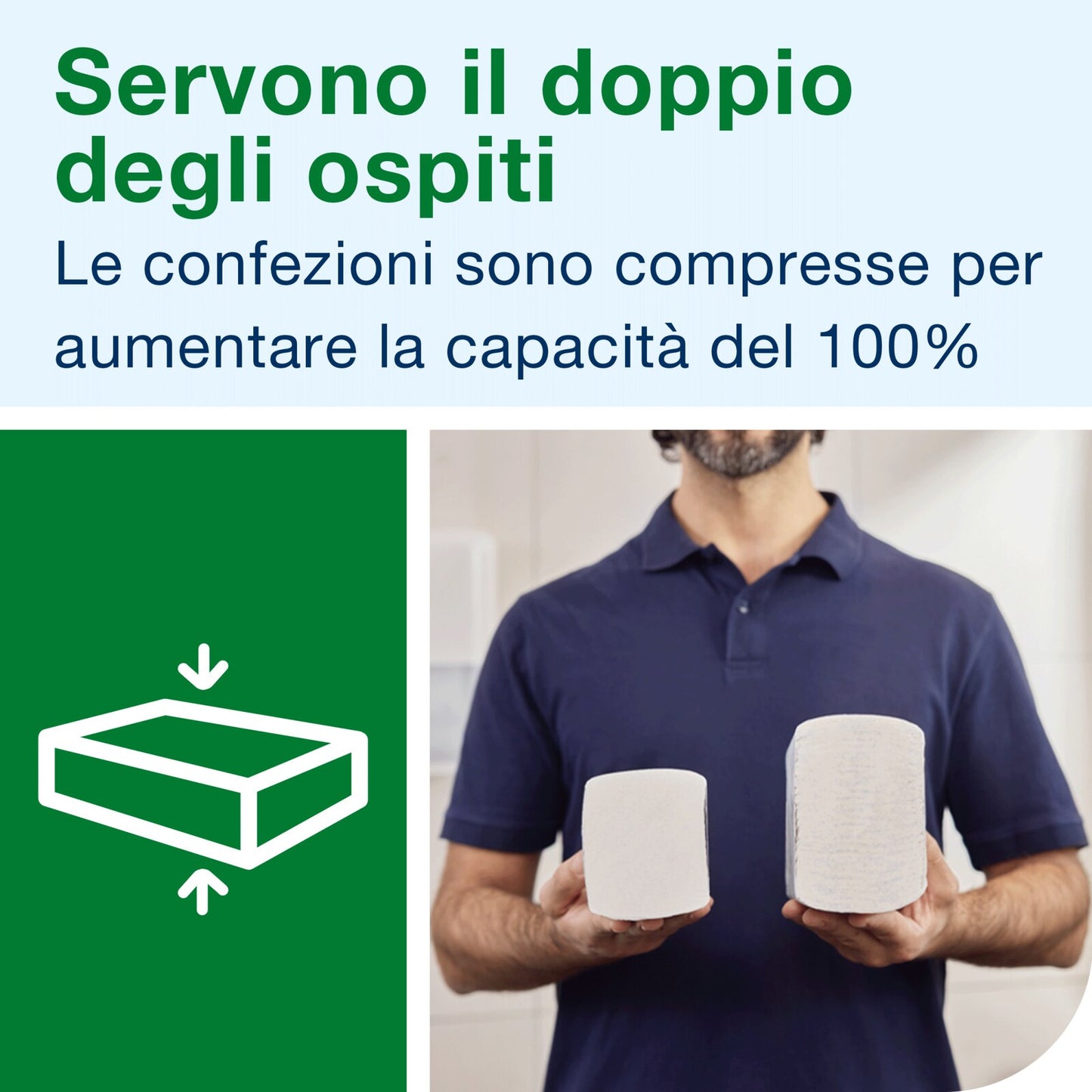 Tork Xpress®Asciugamani intercalati Soft compressi bianchi H2