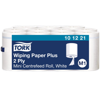 Tork Carta Plus per asciugatura Mino rotolo Bianca M1