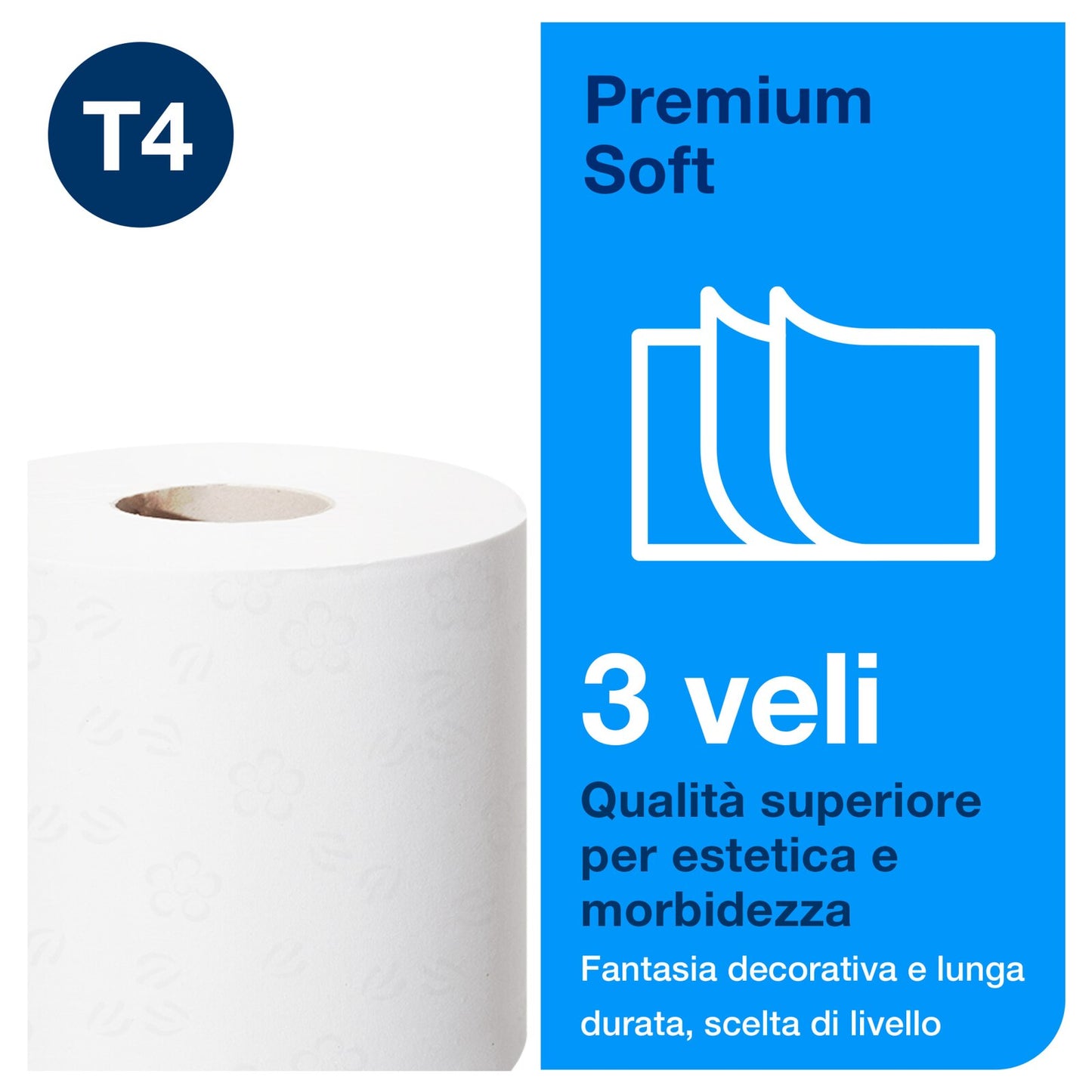 Tork Rotolo carta igienica tradizionale Soft bianco T4