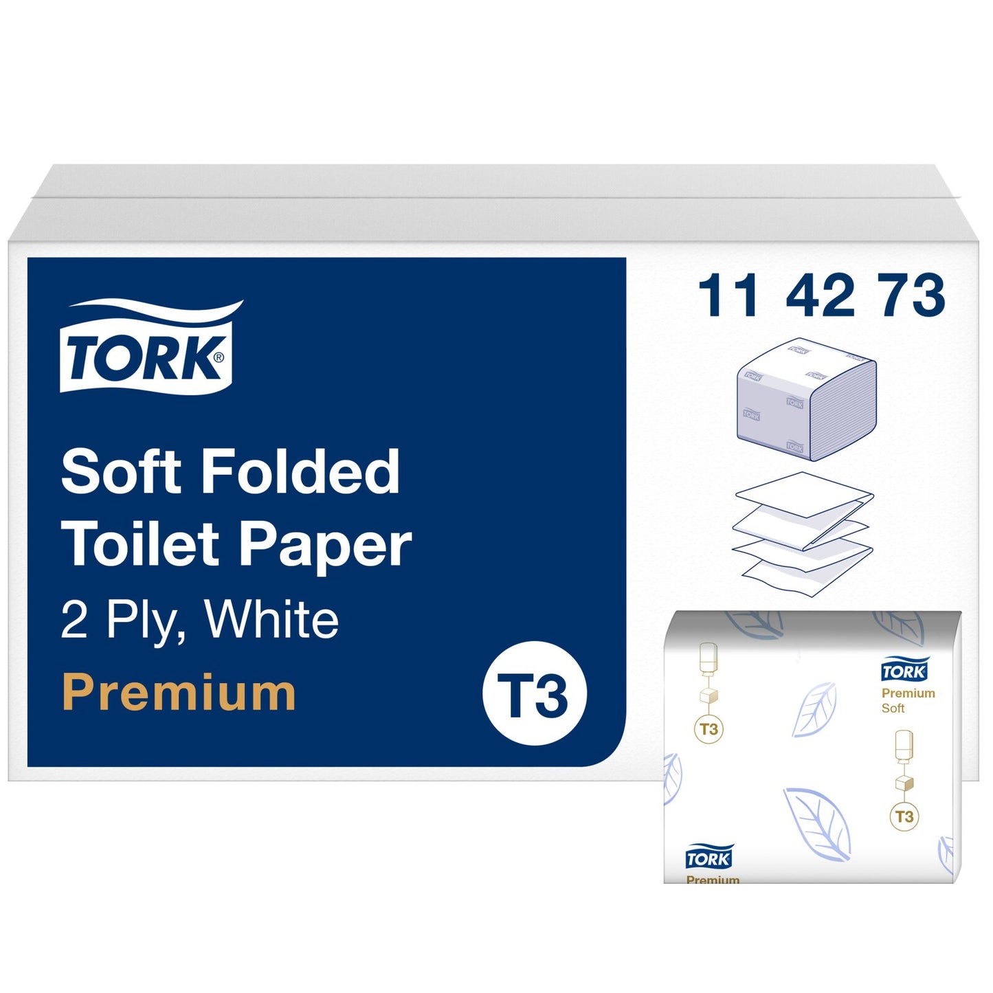 Tork Carta igienica intercalata Soft bianca T3