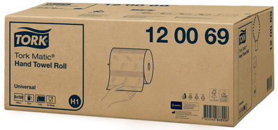 Tork Matic®Asciugamani monouso a rotolo bianchi, H1