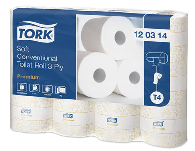 Tork Rotolo carta igienica tradizionale bianco T4