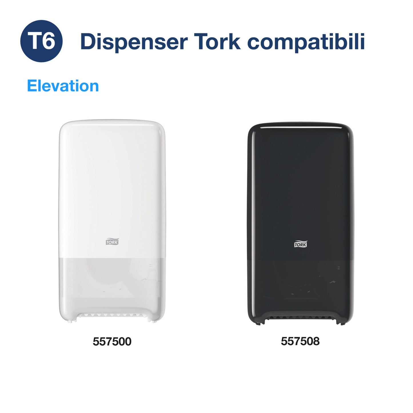 Tork Rotolo carta igienica Mid-Size bianca, T6