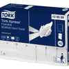 Tork Xpress®Asciugamani monouso intercalati Flushable idrosolubili, bianchi, H2, linea Advanced, 2 veli, piegati a Z, a dissoluzione rapida, 21 confezioni da 200 fogli, 129089