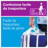 Tork Xpress®Asciugamani monouso intercalati Flushable idrosolubili, bianchi, H2, linea Advanced, 2 veli, piegati a Z, a dissoluzione rapida, 21 confezioni da 200 fogli, 129089