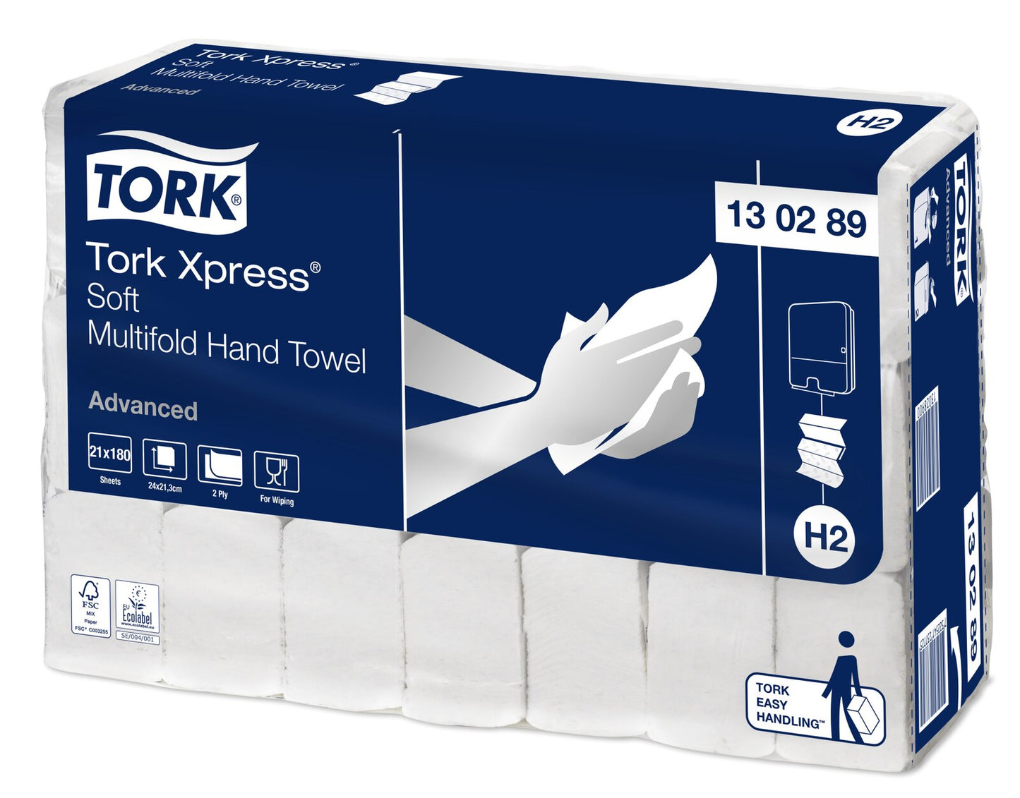 Tork Xpress®Asciugamani di carta intercalati Soft bianchi H2
