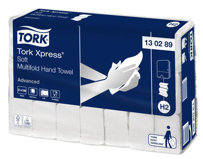 Tork Xpress®Asciugamani di carta intercalati Soft bianchi H2