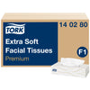 Tork Veline per il viso Soft bianche, F1, qualità Premium, 2 veli, 30 confezioni da 100 fogli, 140280