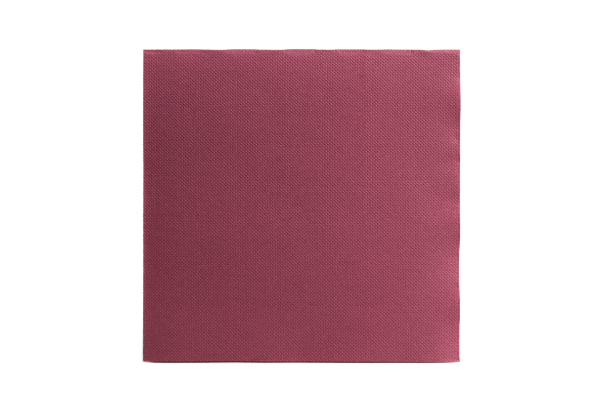 Duni Tovagliolo Microgoffrato 38X38 2V PC Bordeaux (CT=800PZ)