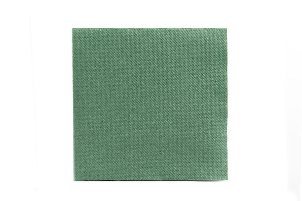 Duni Tovagliolo Microgoffrato 38X38 2V PC Verde Scuro (CT=800PZ)