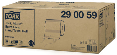 Tork Matic®Asciugamani di carta a rotolo extralunghi bianchi H1