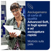 Tork Matic®Asciugamani di carta a rotolo Soft, bianchi con decori a foglia grigia, H1