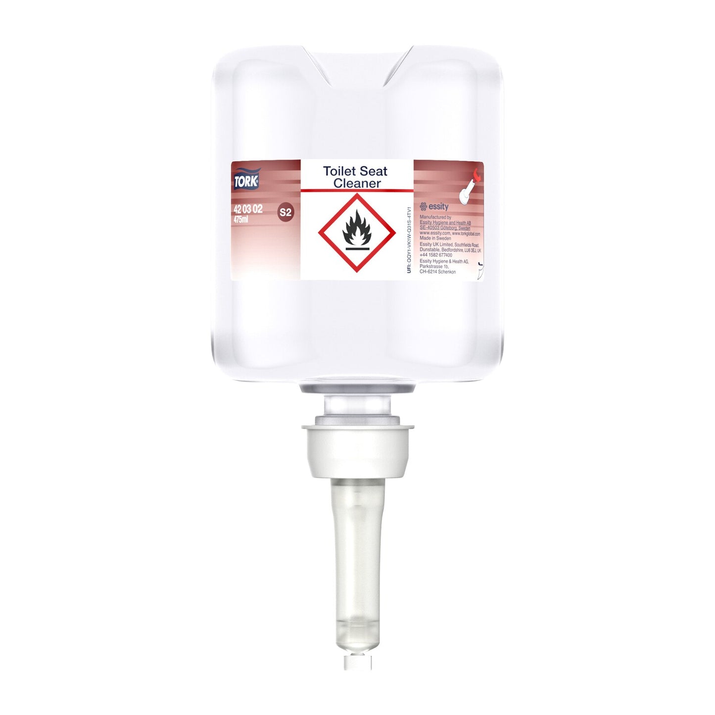 Tork Puliscisedile igienico per una maggiore igiene, Dispenser S2, Premium