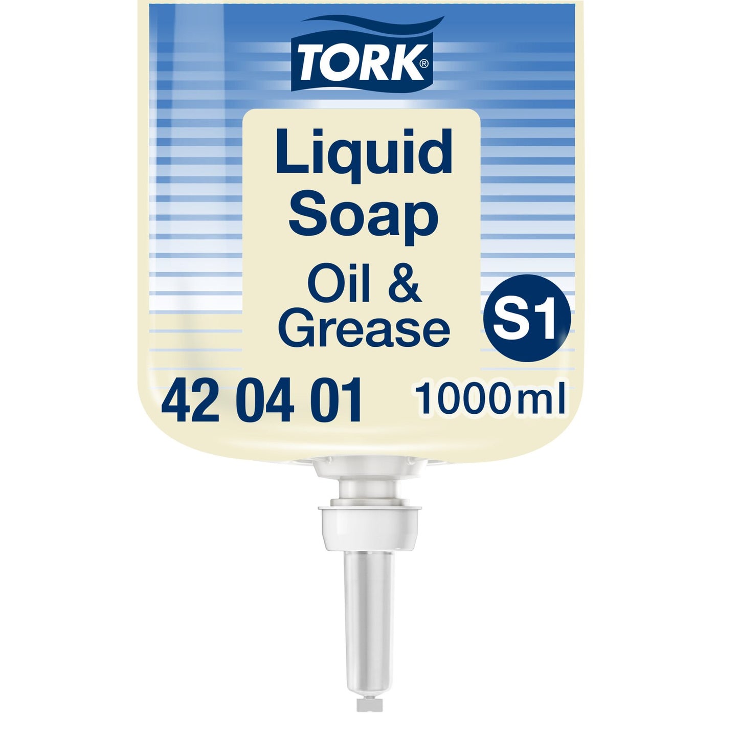 Tork Sapone liquido per olio e grasso, S1, dermatologicamente testato, 6 confezioni da 1000 ml, 420401