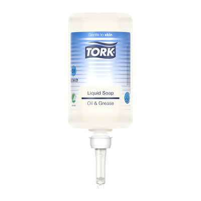 Tork Sapone liquido per olio e grasso, S1, dermatologicamente testato, 6 confezioni da 1000 ml, 420401