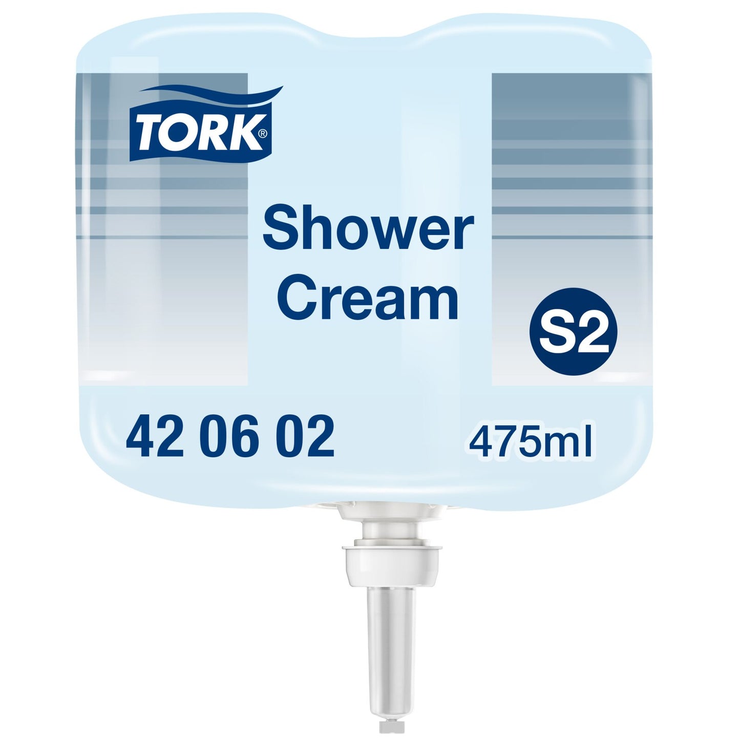 Tork Crema doccia liquida mini, S2, fragranza unisex, 8 flaconi da 475 ml, 420602