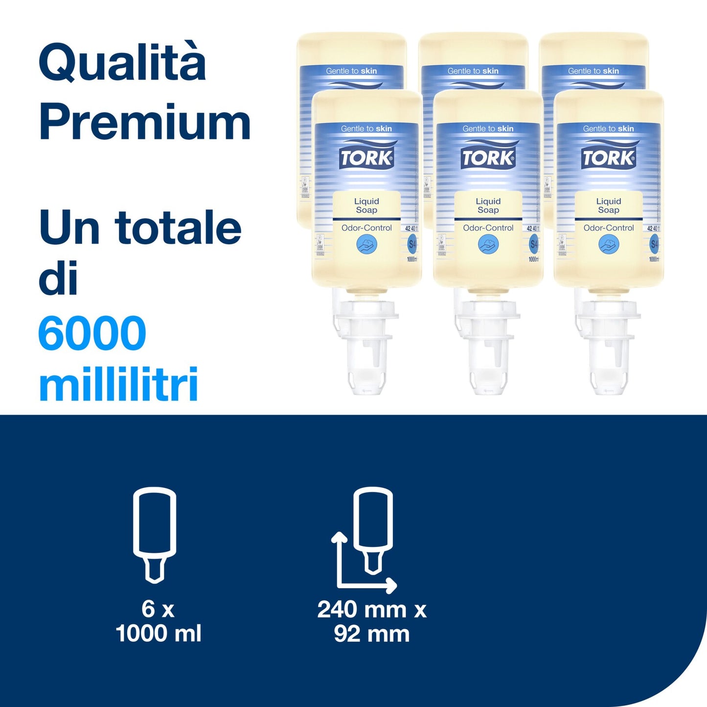 Tork Sapone liquido anti-odori, S4