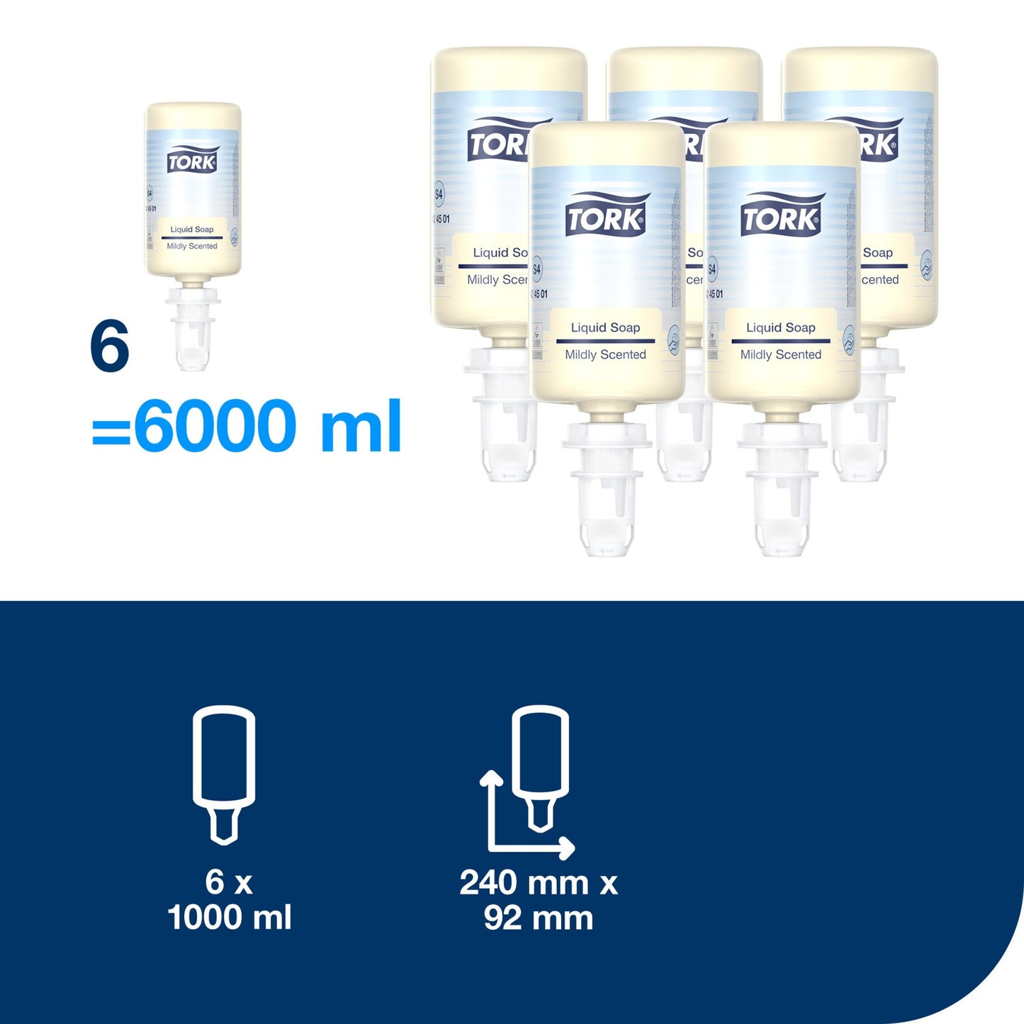 Tork Sapone liquido profumazione delicata