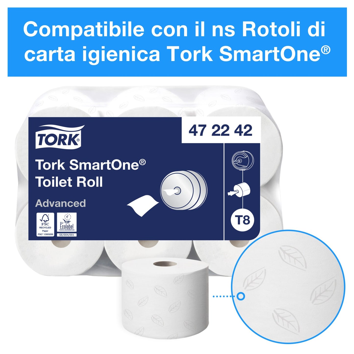 Tork SmartOne®Dispenser carta igienica