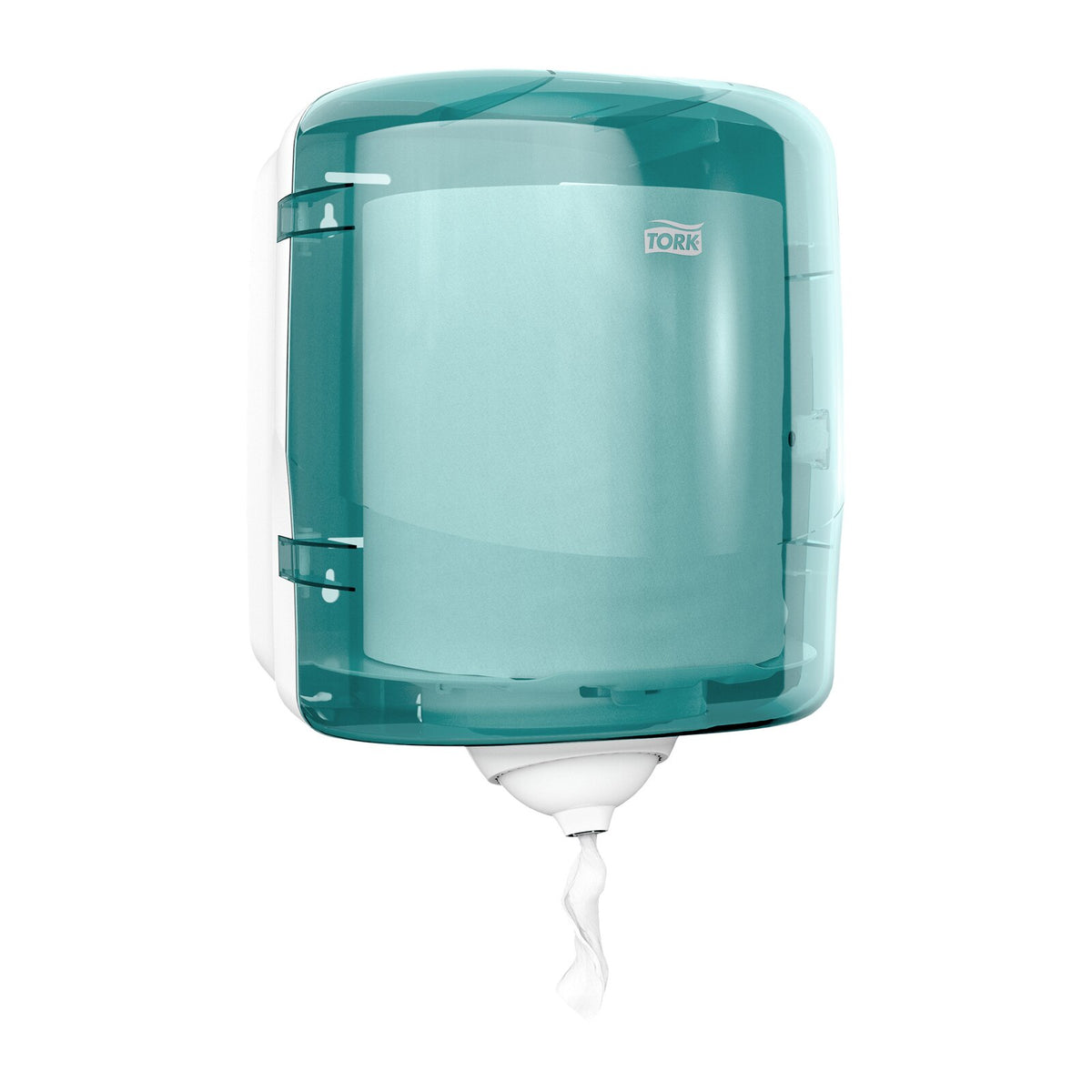 Tork Reflex™ Dispenser a estrazione centrale, bianco e turchese, M4