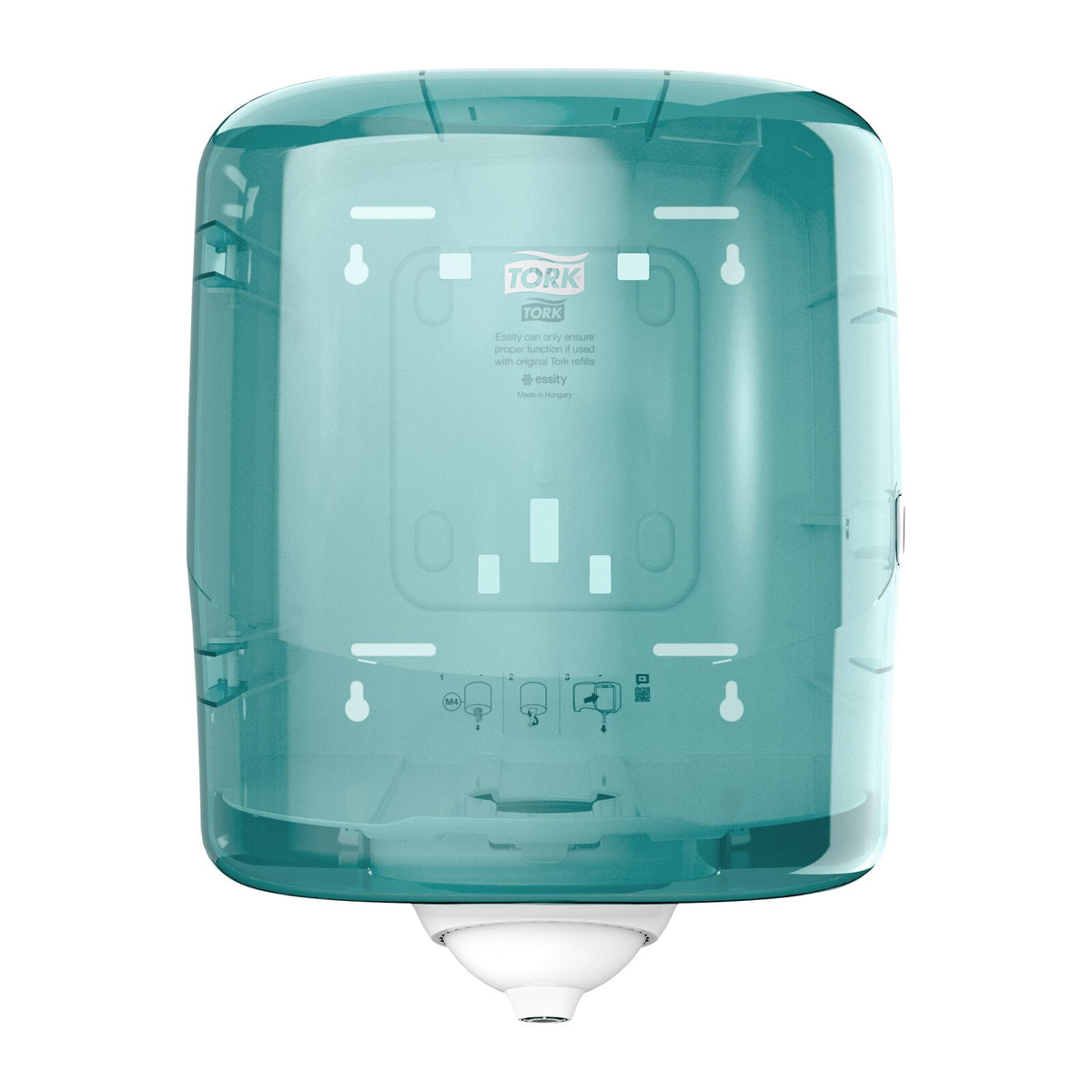 Tork Reflex™ Dispenser a estrazione centrale, bianco e turchese, M4