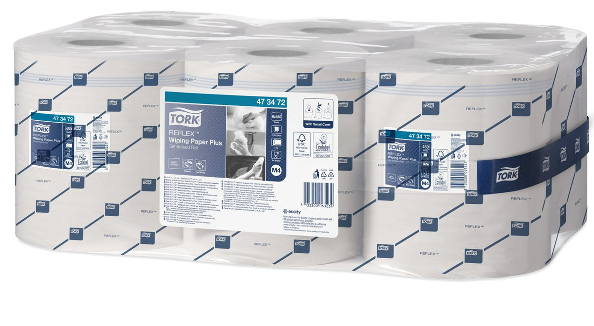 Tork Reflex Carta Plus per asciugatura bianca M4