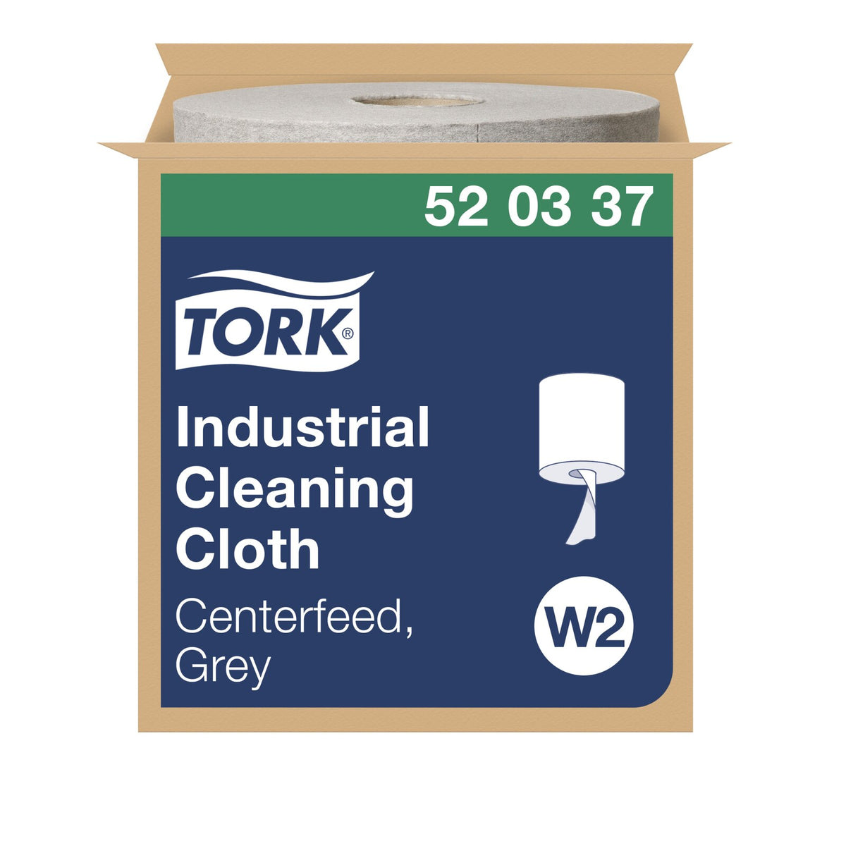 Tork Panni per pulizia industriale grigi W1/2/3