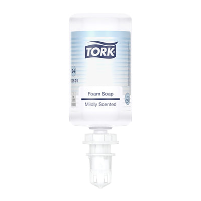 Tork Sapone a schiuma delicato S4, consumi ridotti, 6 flaconi da 1000 ml, 520501