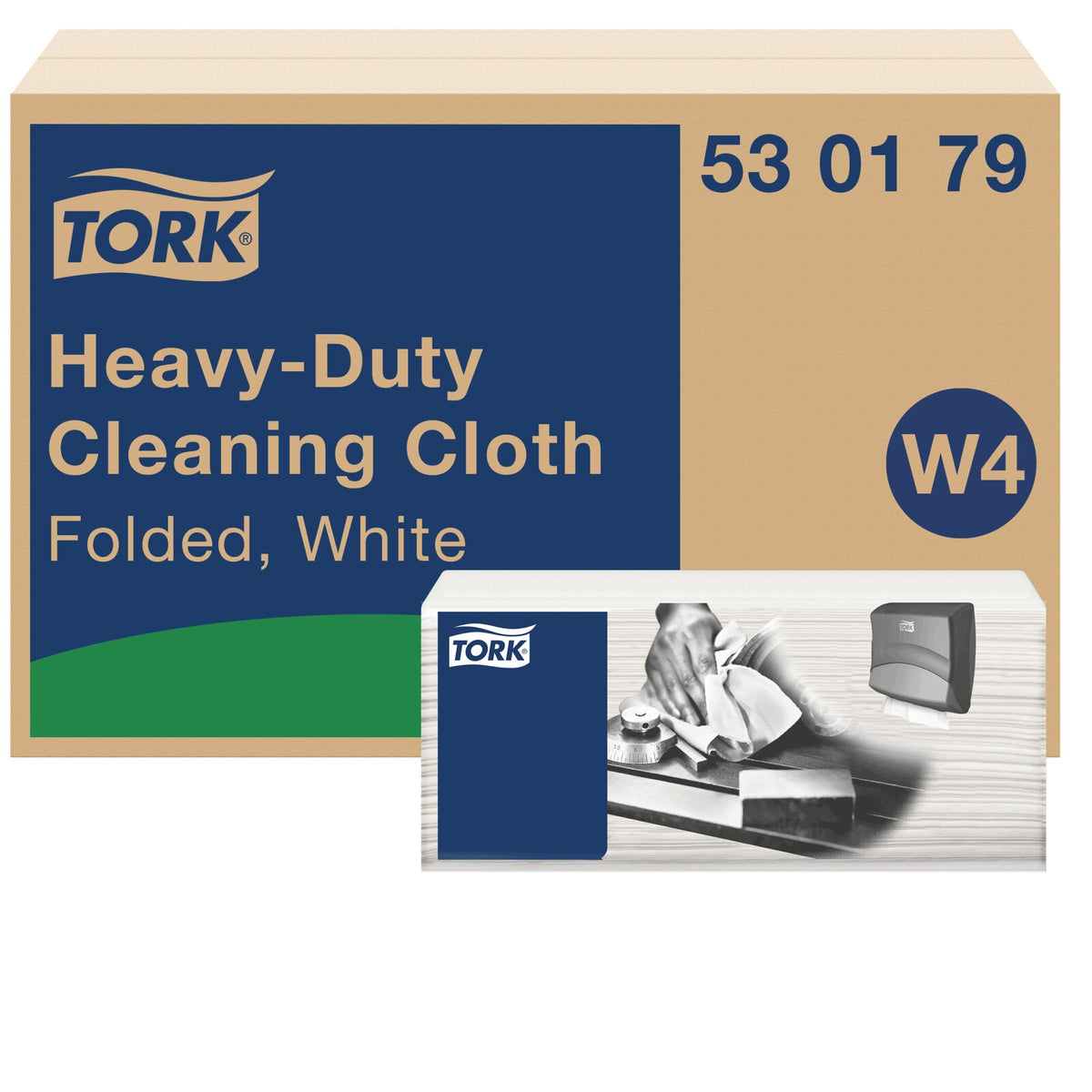 Tork Panno per pulizia ultraresistente bianco, W4