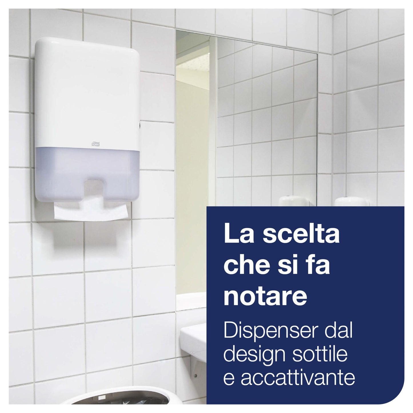 Tork Xpress®Dispenser di tovaglioli di carta intercalati monouso, bianco, H2