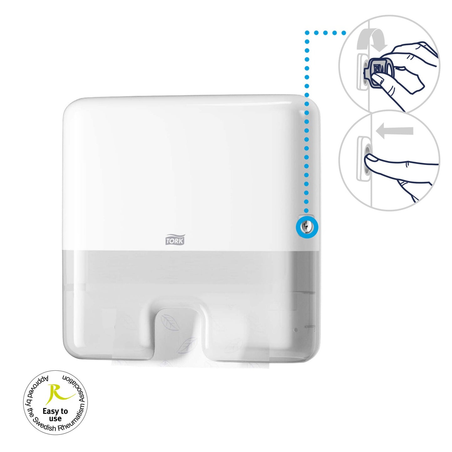 Tork Xpress®Dispenser Mini per asciugamani intercalati Bianco H2