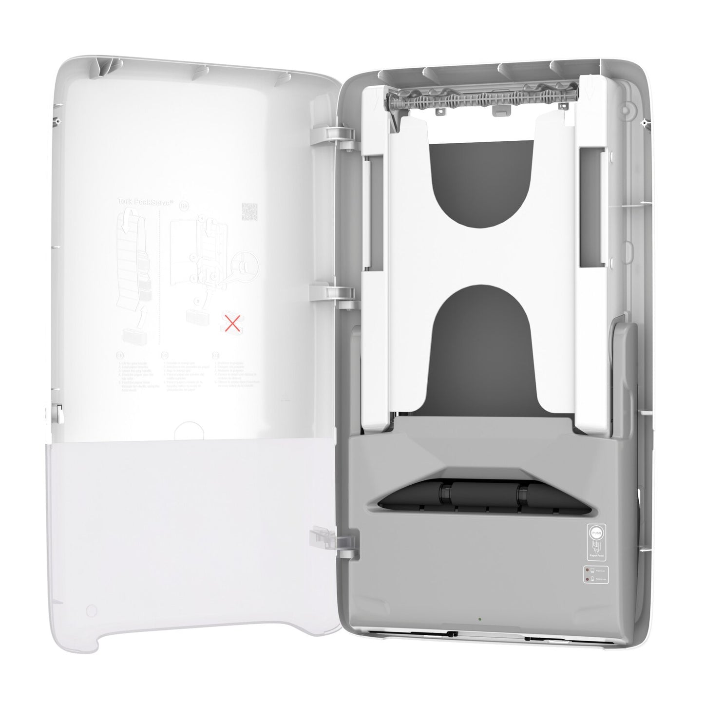 Tork PeakServe®Dispenser automatico salviette bagno da parete a erogazione continua bianco H5