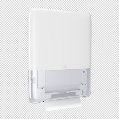 Tork PeakServe®Mini Dispenser asciugamani a erogazione continua™ monouso, bianco, H5, elevata capienza, linea Elevation, 552550