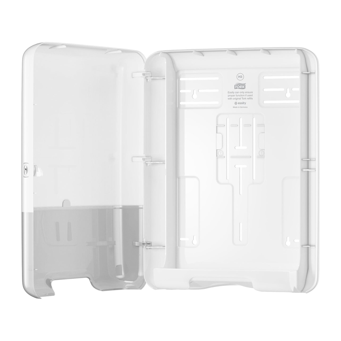 Tork Dispenser asciugamani piegati a V Bianco H3