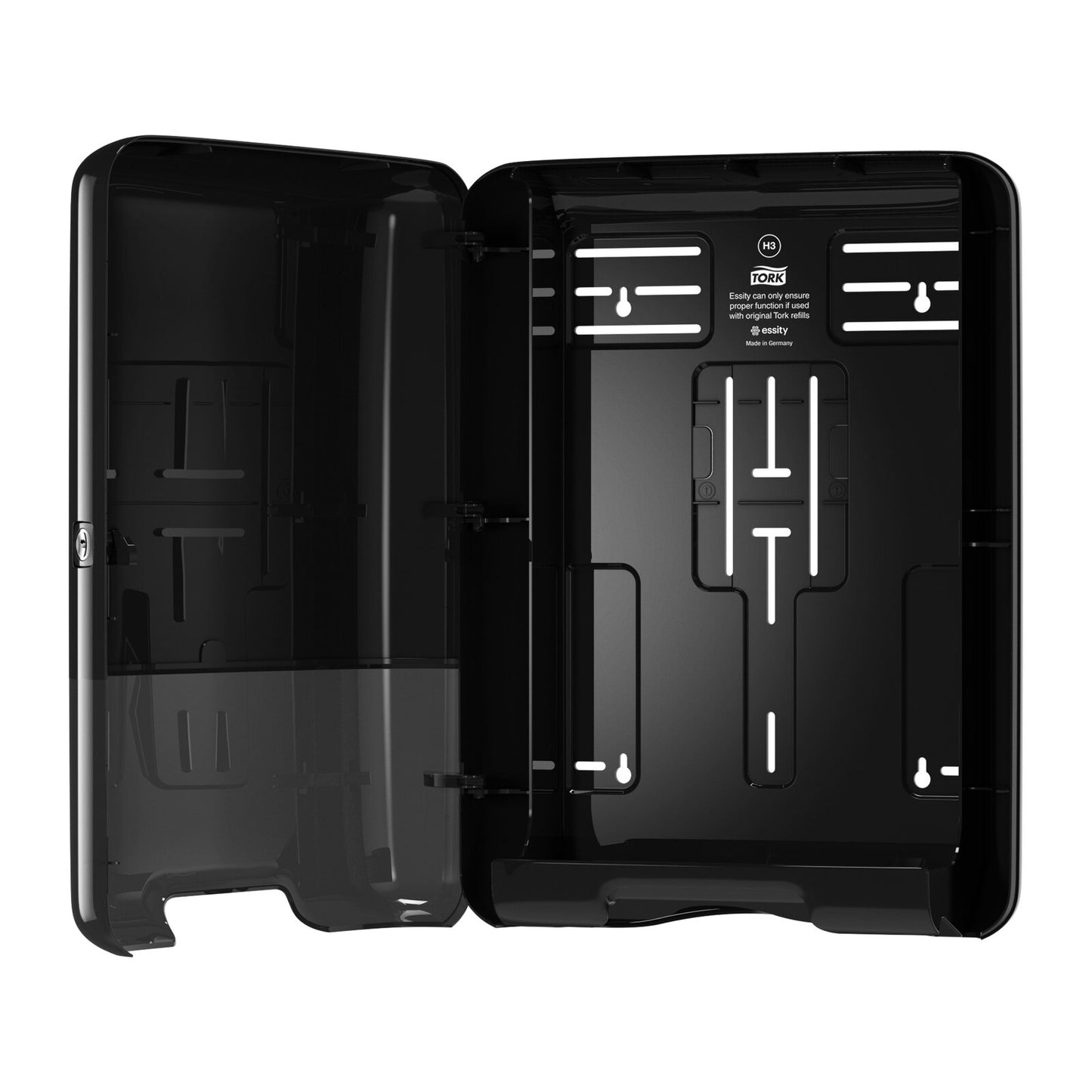 Tork Dispenser asciugamani piegati a V Nero H3