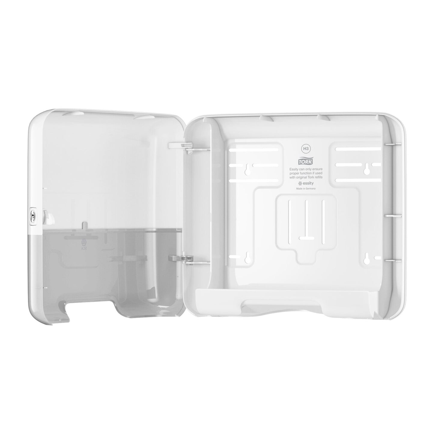 Tork Dispenser Mini per asciugamani piegati a V Bianco H3