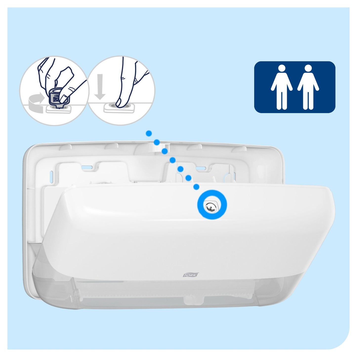Tork Dispenser carta igienica Mini Jumbo Double