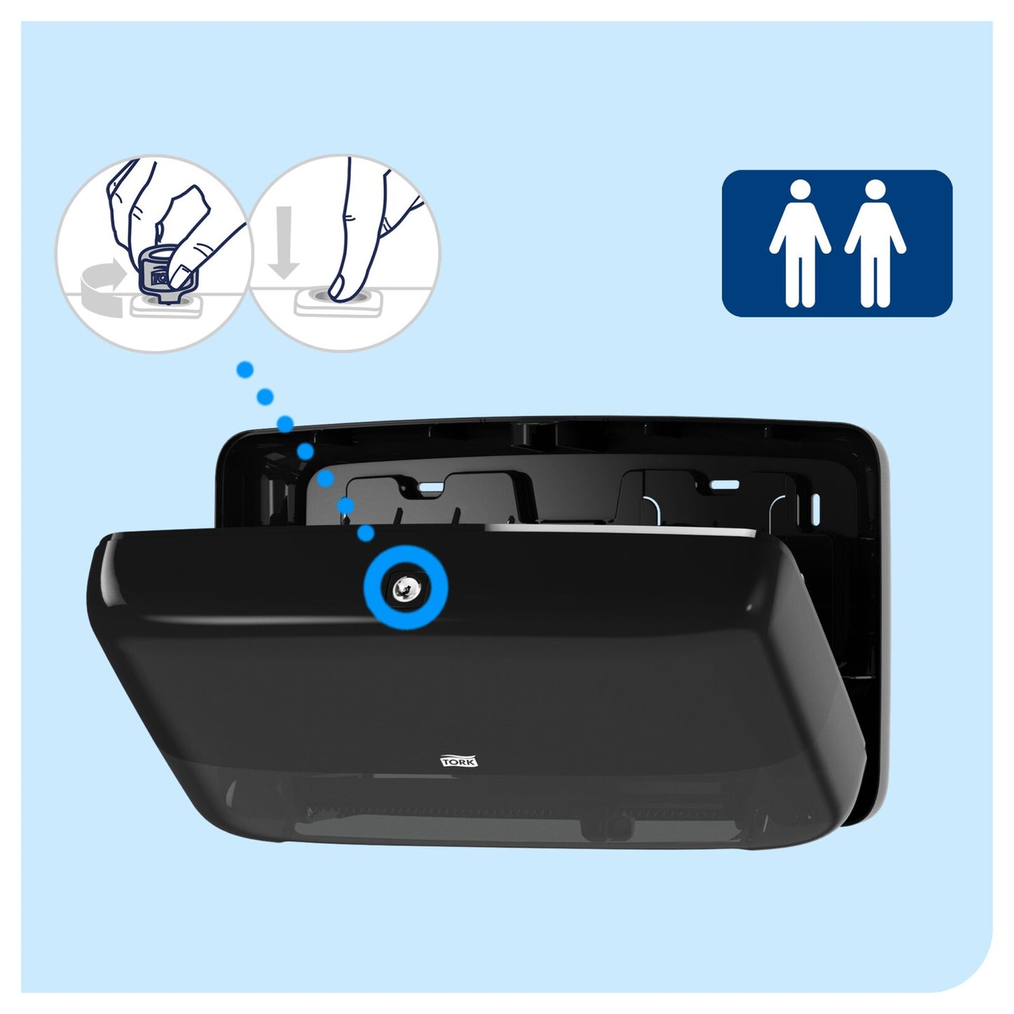 Tork Dispenser carta igienica Mini Jumbo Double