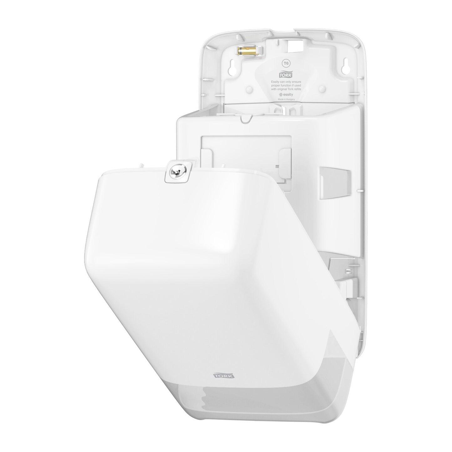 Tork Dispenser doppio rotolo carta igienica Mid-Size bianco T6