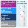 Tork Dispenser doppio rotolo carta igienica Mid-Size