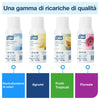 Tork Dispenser deodorante per ambienti spray, bianco, A1, ricarica rapida, linea Elevation, 562000, 6 confezioni
