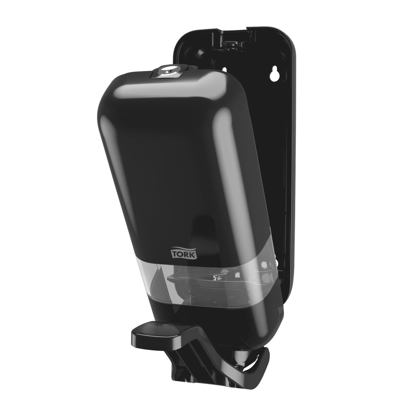 Tork Dispenser per sapone e disinfettante con staffa, nero, S4