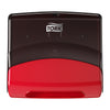 Tork Dispenser panni piegati rosso e grigio W4