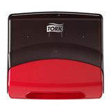Tork Dispenser Panni Piegati W4 Rosso e Grigio