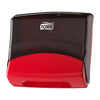 Tork Dispenser panni piegati rosso e grigio W4