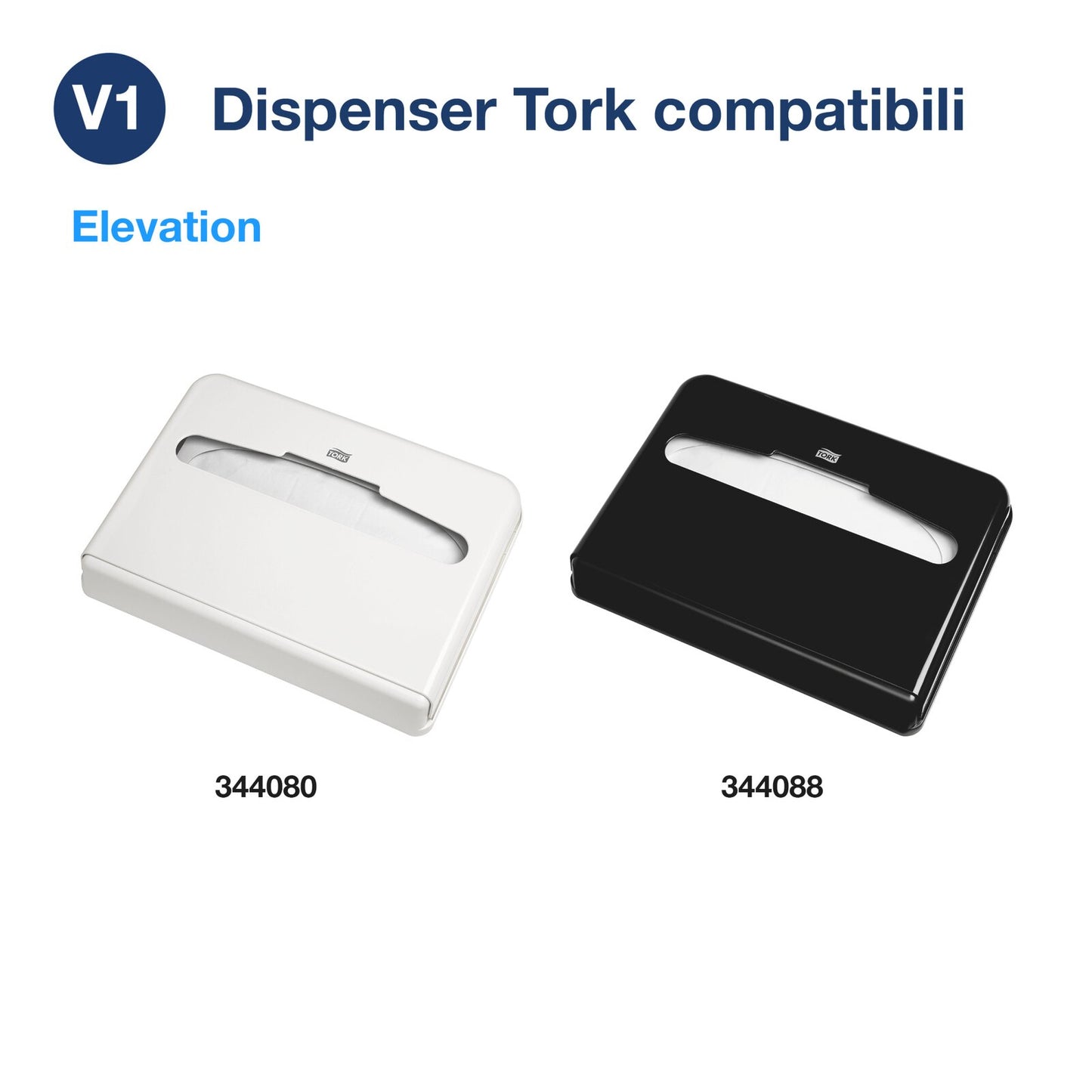 Tork Coprisedili igienici bianchi, V1